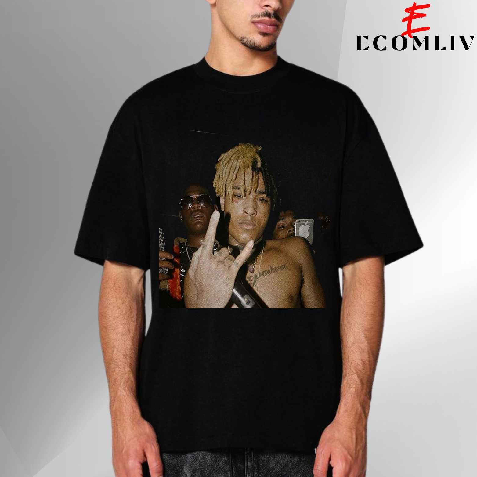 Xxxtentacion Face T-Shirt, Unisex Tee
